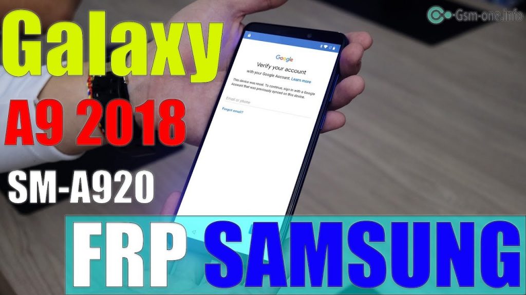 Samsung Galaxy A9 Frp Bypass